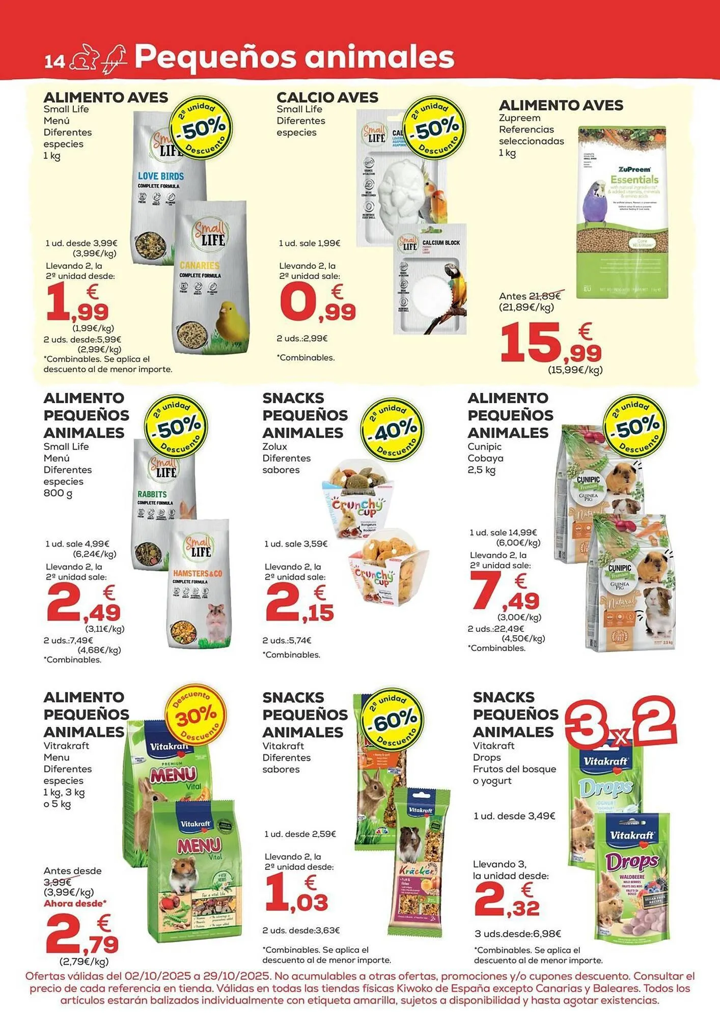 Catálogo de Folleto Kiwoko 2 de octubre al 29 de octubre 2025 - Página 14