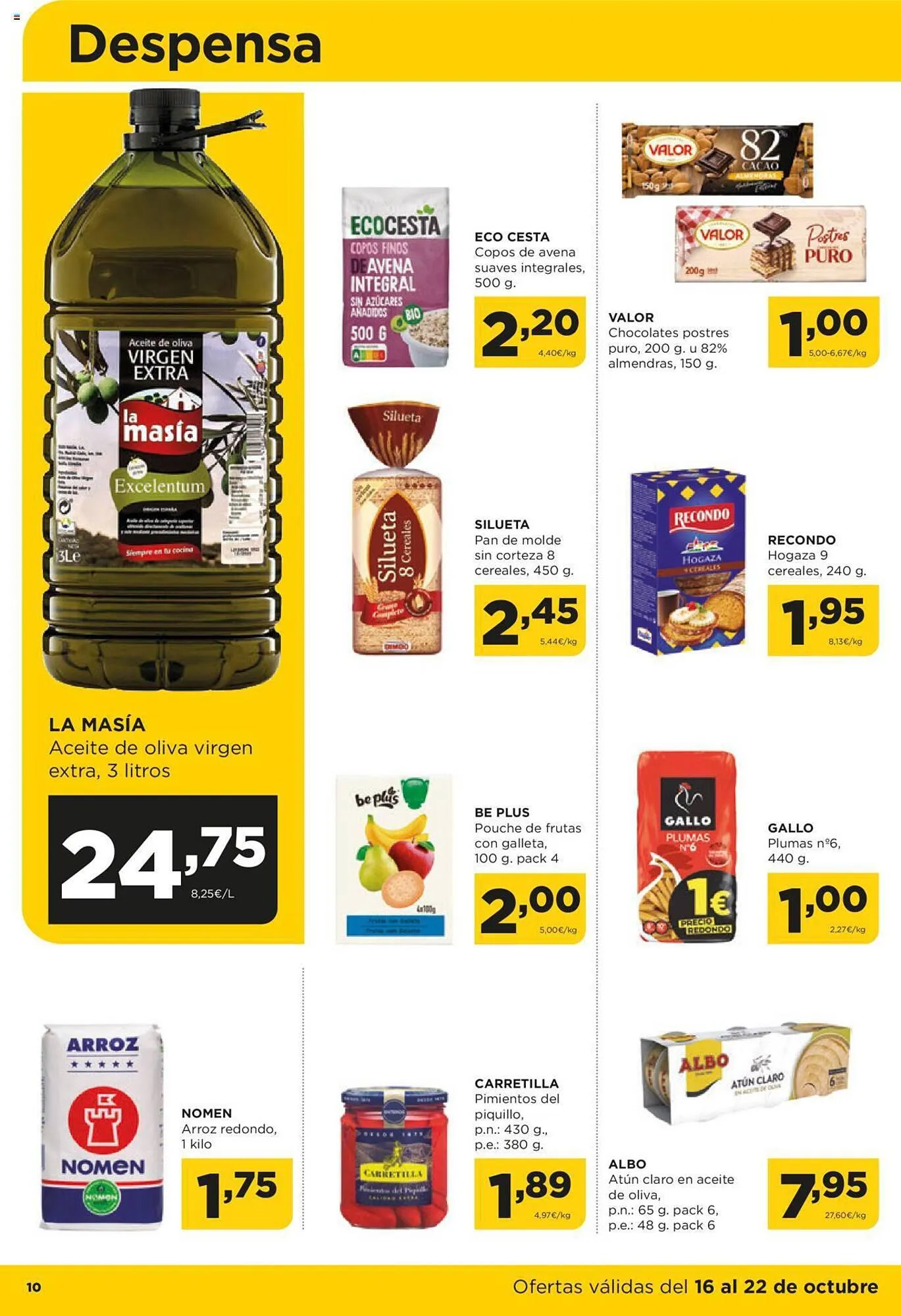 Catálogo de Folleto Alimerka 16 de octubre al 22 de octubre 2023 - Página 10