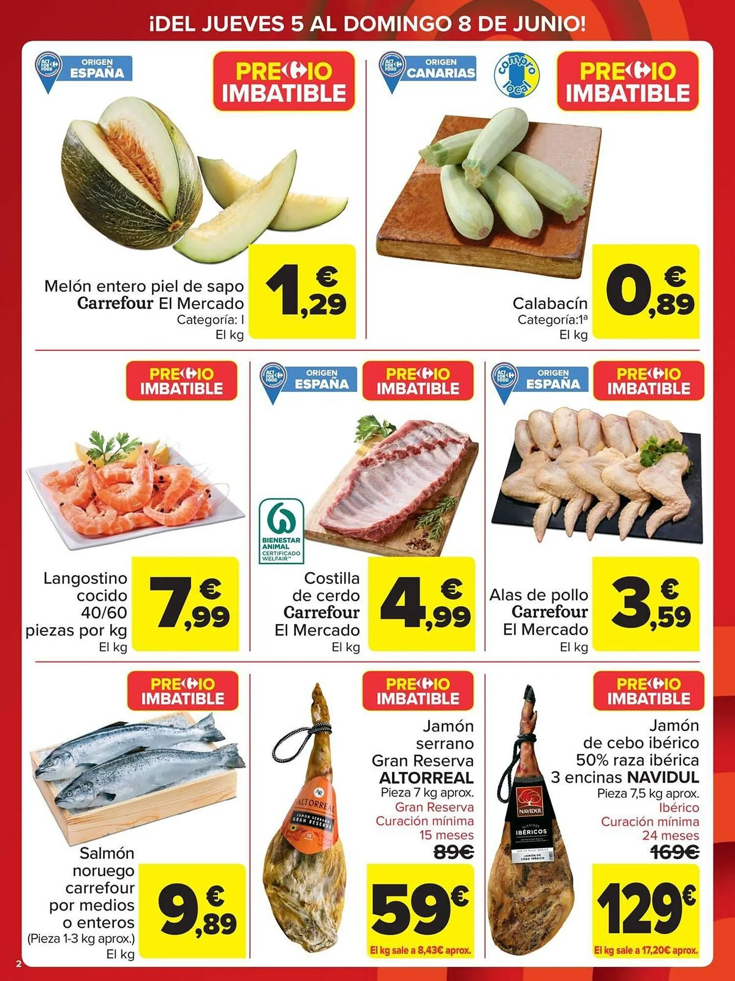 Catálogo de Folleto Carrefour 5 de junio al 8 de junio 2025 - Página 2