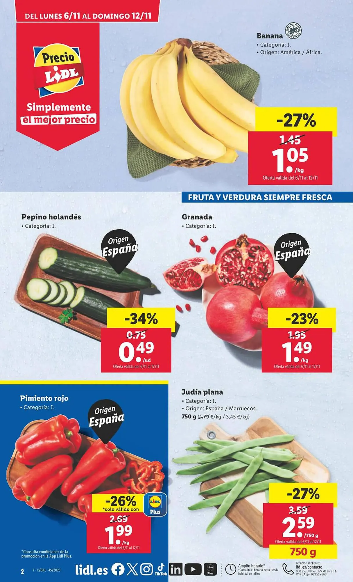 Catálogo de Folleto Lidl 30 de octubre al 12 de noviembre 2023 - Página 2