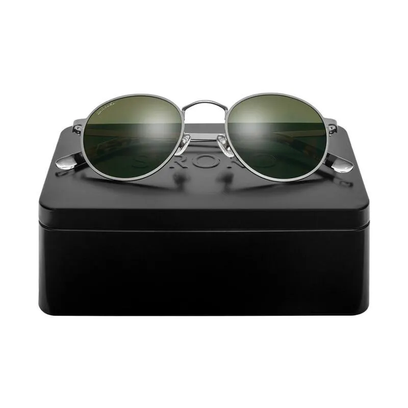 Gafas de sol redondas acetato surf SIROKO Hyde Park Gris Hombre y Mujer