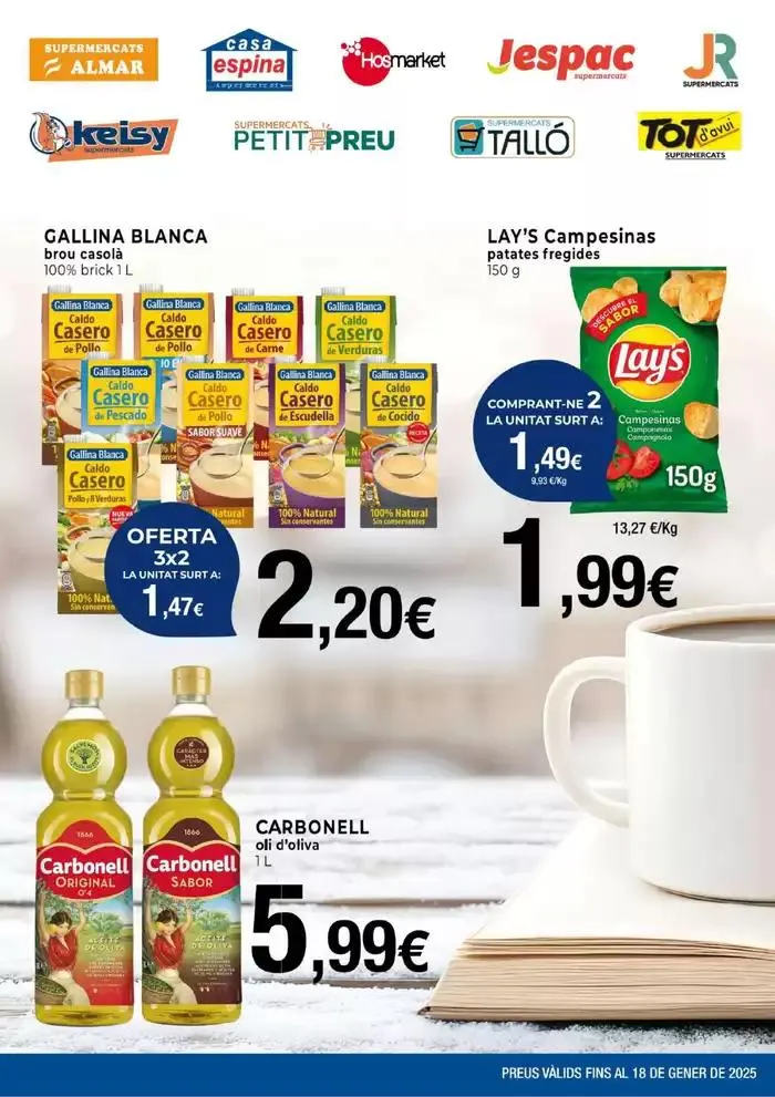 Preus válids fins al 18 de gener de 2025 - 1
