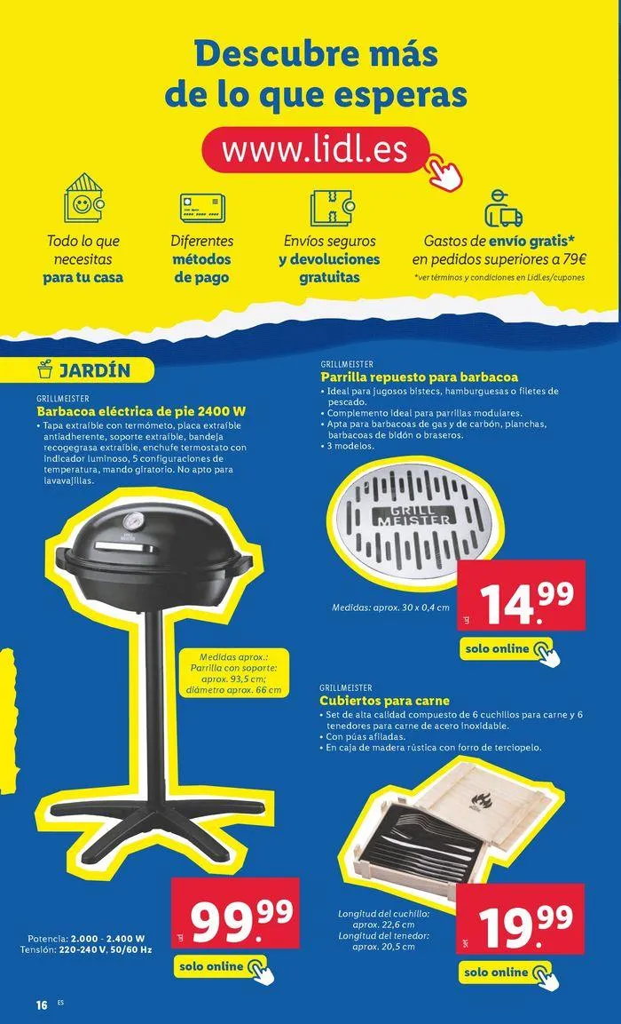 Catálogo de ¡Bazar Lidl! 27 de mayo al 2 de junio 2024 - Página 16