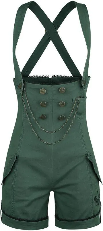 "Sombrerero Loco" Mono Verde oscuro de Alicia en el País de las Maravillas