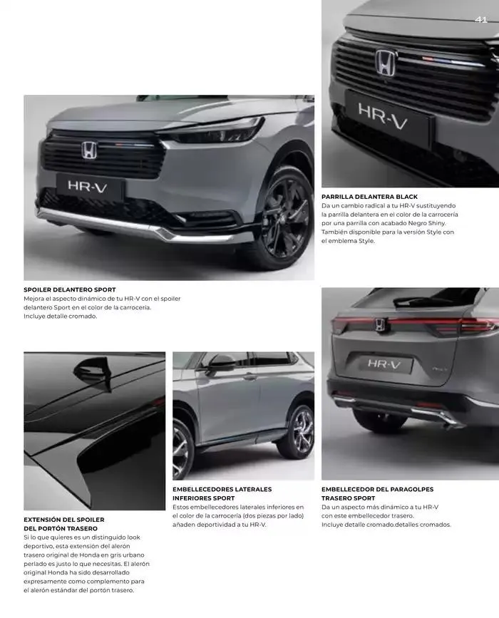 Catálogo de Catálogo HR-V e:HEV 6 de marzo al 30 de junio 2025 - Página 41