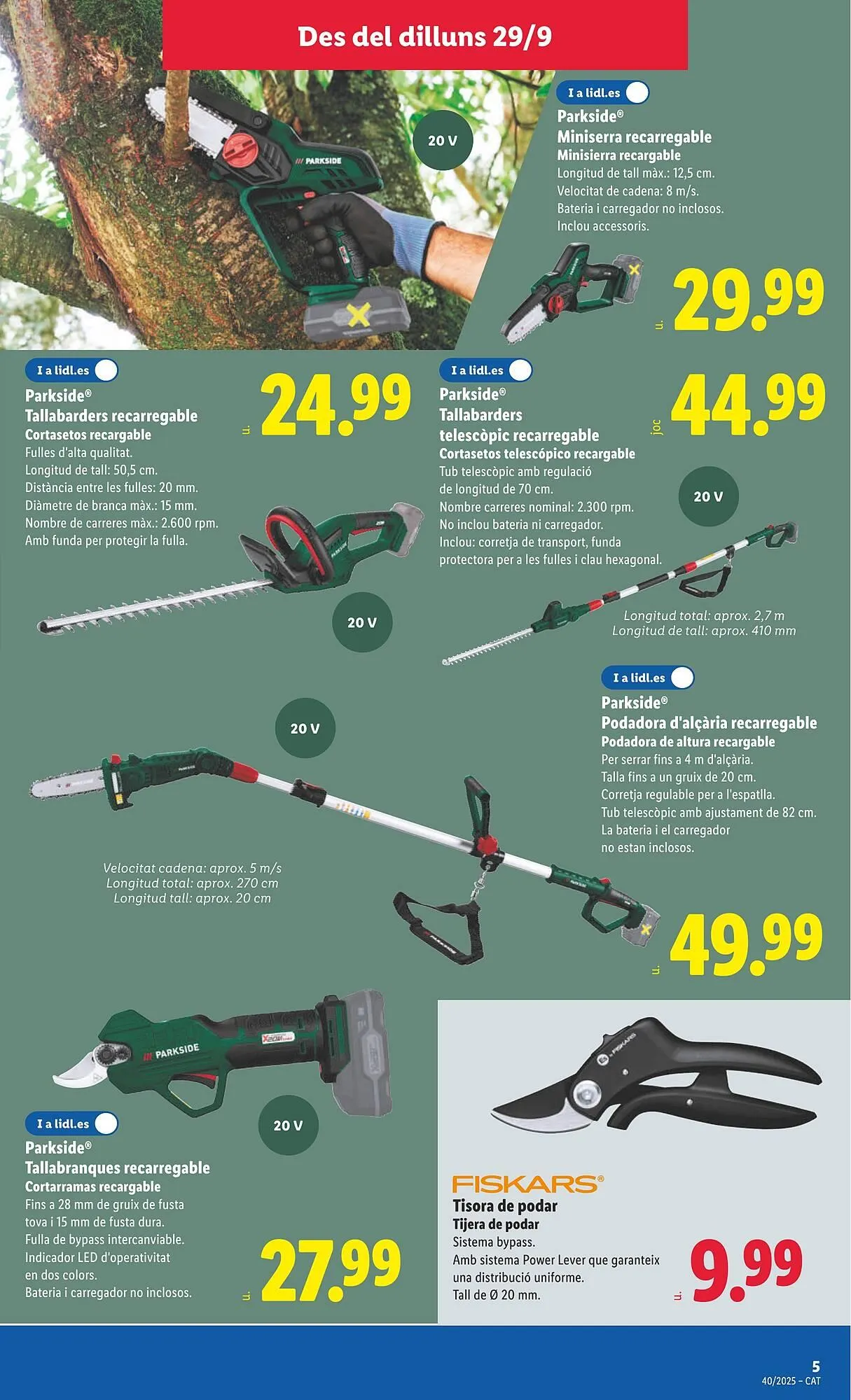 Catálogo de Catálogo Lidl 29 de septiembre al 5 de octubre 2025 - Página 5