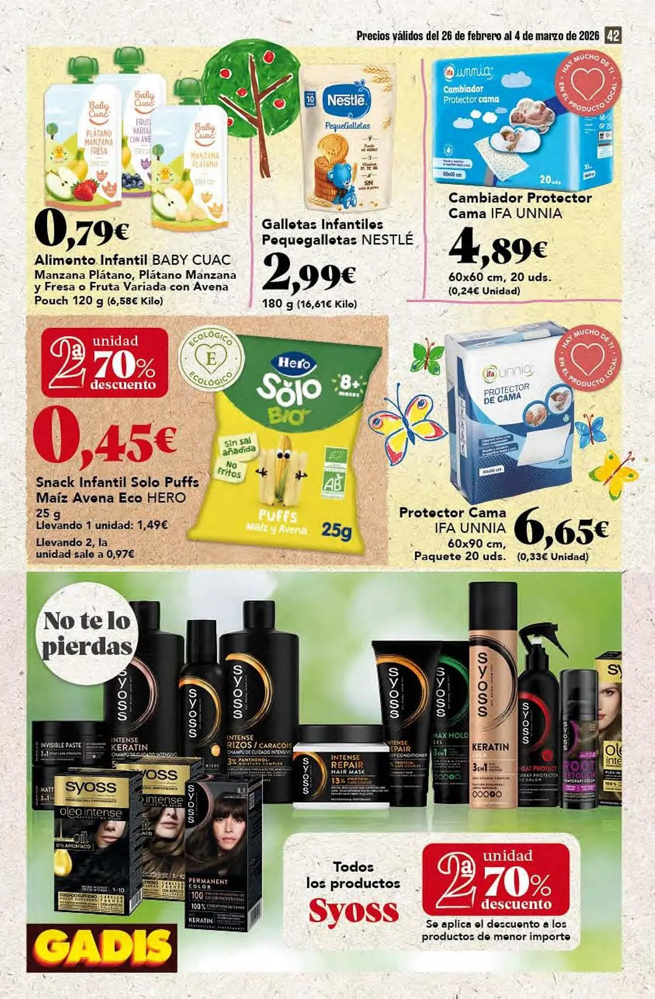 Catálogo de Folleto Gadis 26 de febrero al 4 de marzo 2026 - Página 42