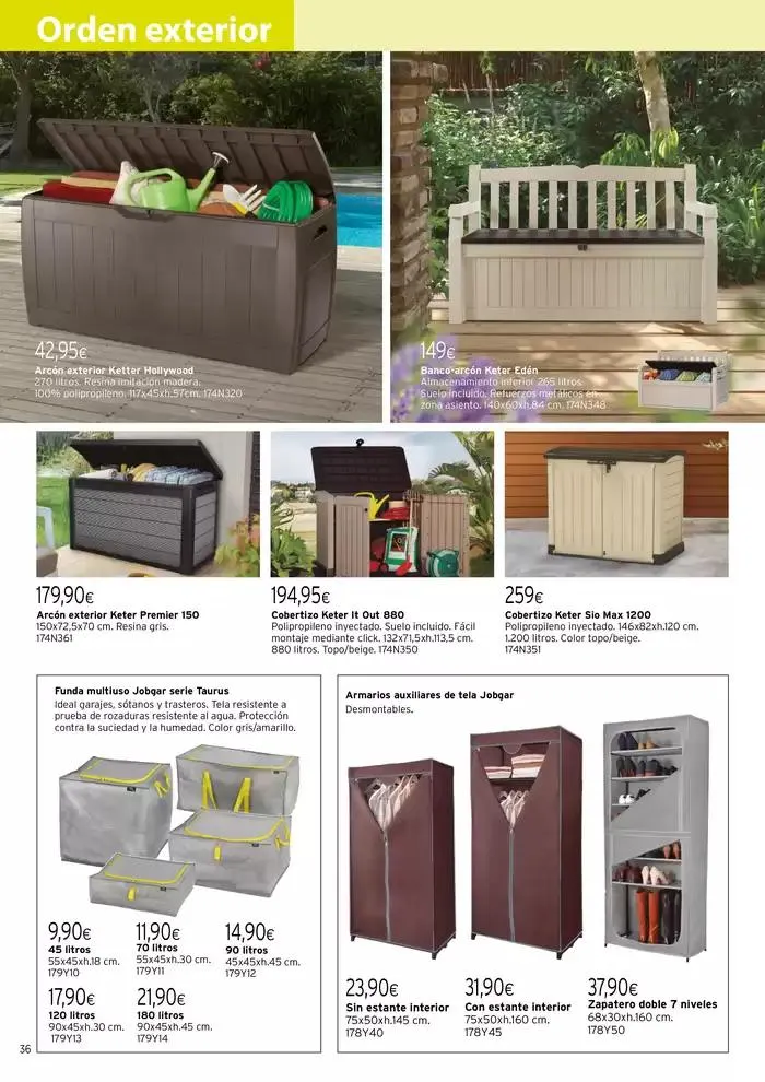 Catálogo de Transforma tu jardín y terraza 1 de enero al 31 de diciembre 2025 - Página 36