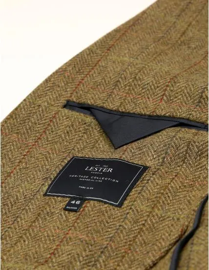 Chaqueta tweed essex Verde