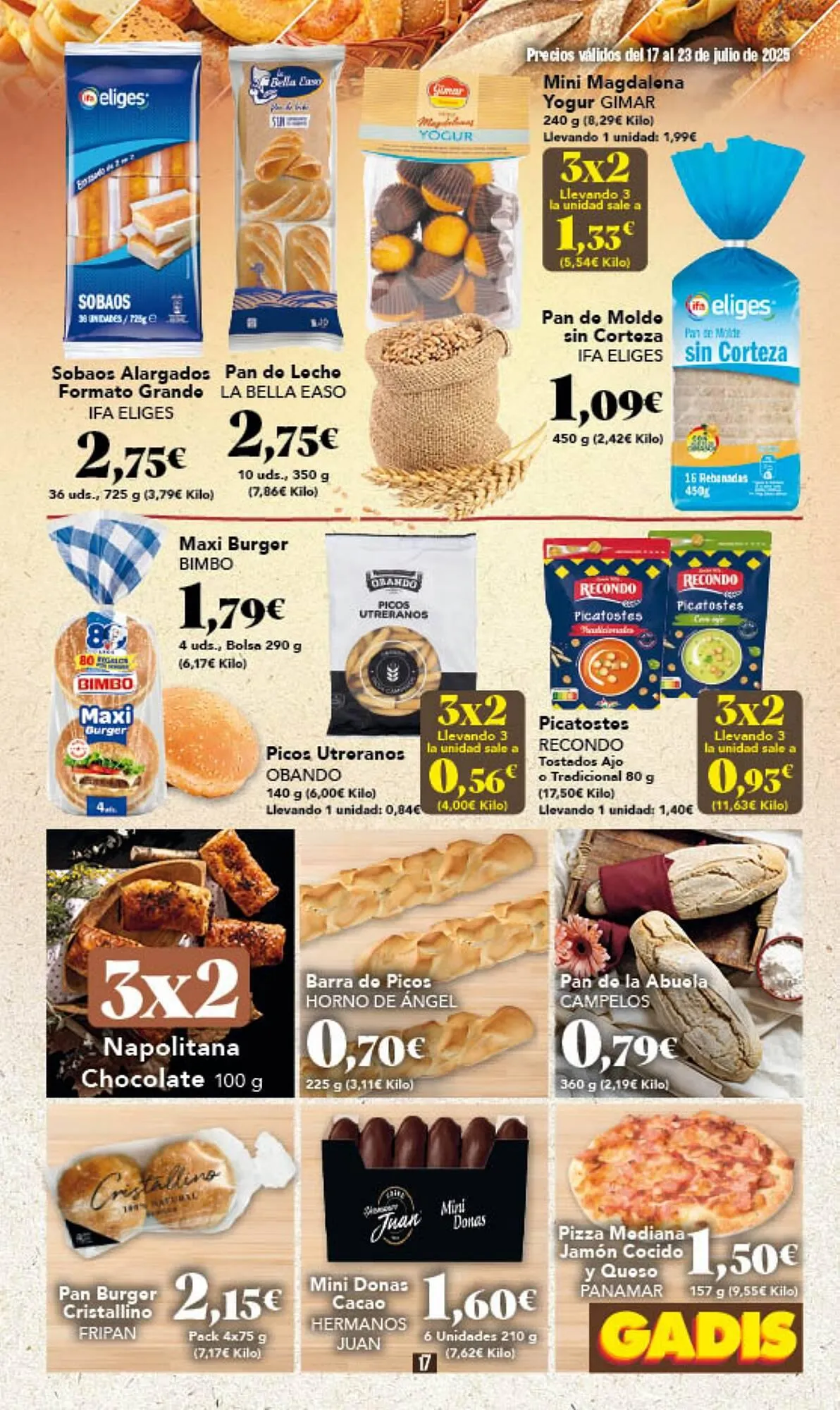 Catálogo de Folleto Gadis 17 de julio al 23 de julio 2025 - Página 17