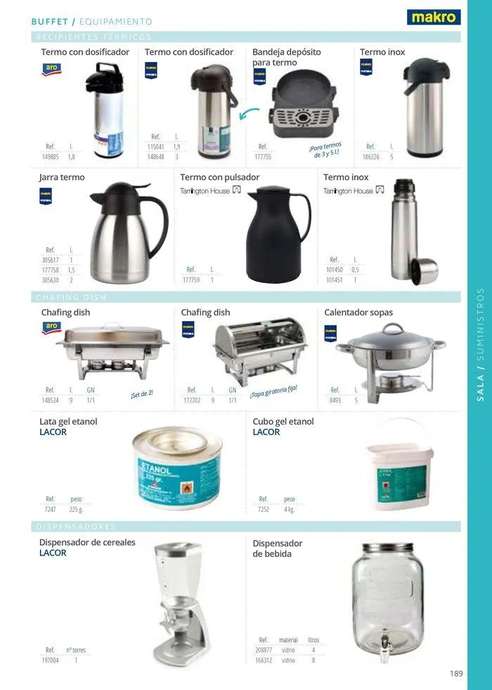 Catálogo de Equipamiento y suministros 23 de julio al 30 de noviembre 2024 - Página 189