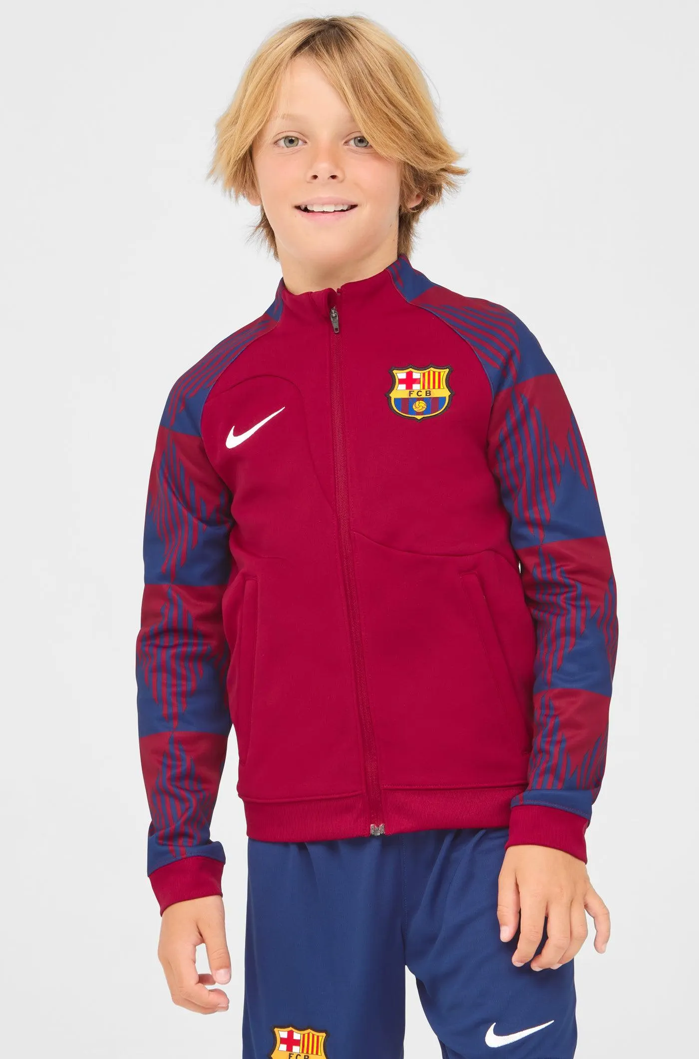 Chaqueta prepartido FC Barcelona 23/24 - Junior