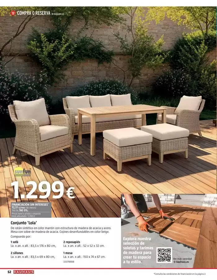 Catálogo de VERANO. Jardín, terraza, balcón.  26 de marzo al 20 de abril 2025 - Página 52