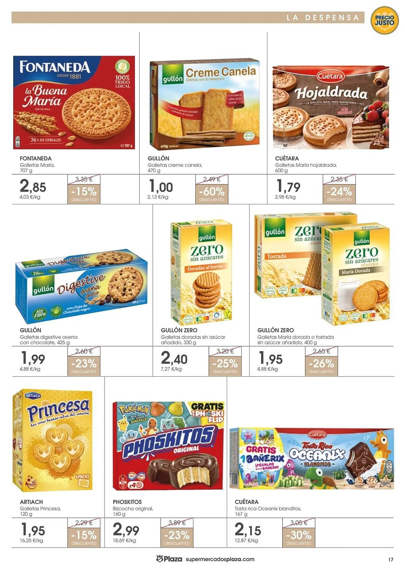 Catálogo de Folleto Supermercados Plaza 11 de julio al 30 de julio 2025 - Página 17