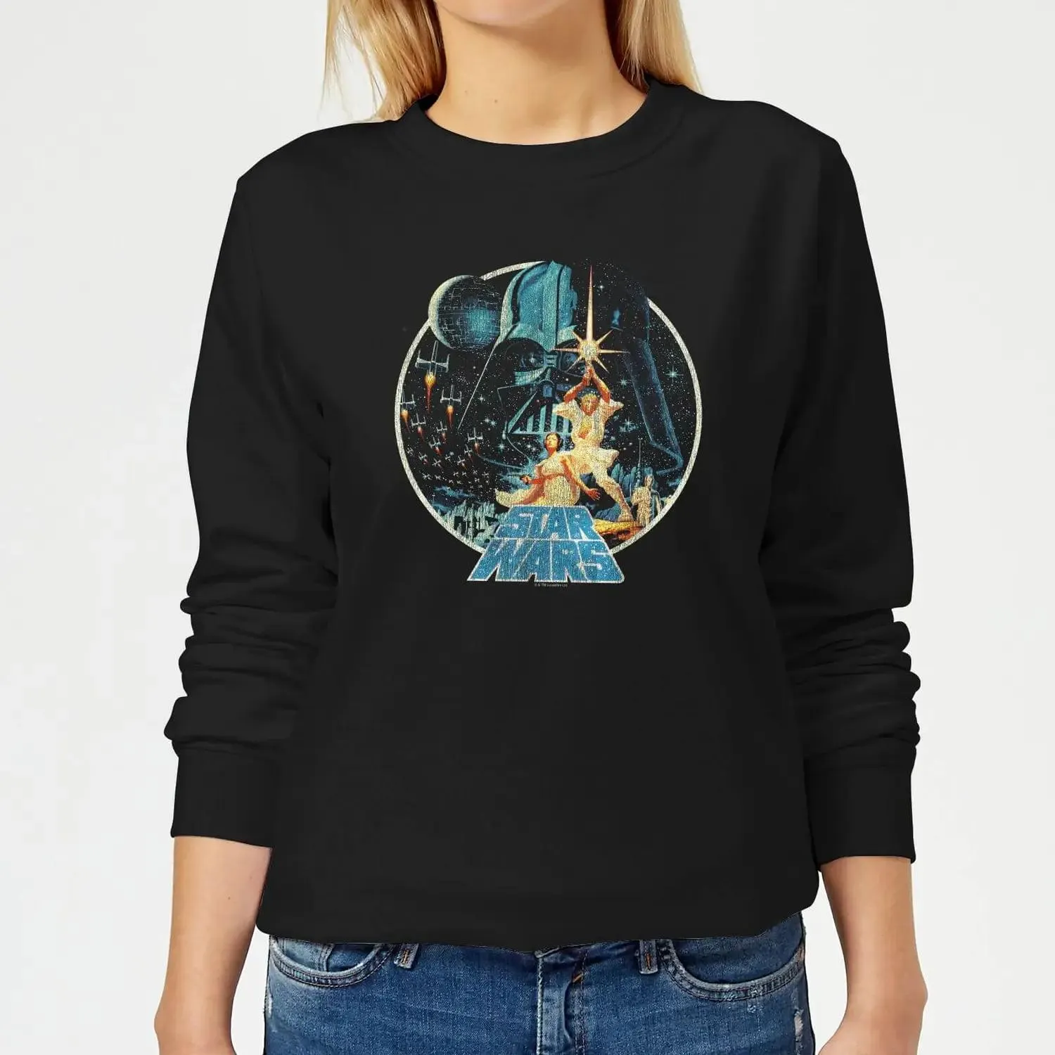 Sudadera Star Wars Victoria Vintage - Mujer - Negro