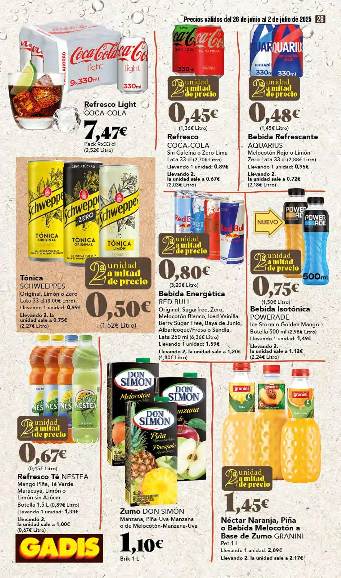 Catálogo de Folleto Gadis 26 de junio al 2 de julio 2025 - Página 28