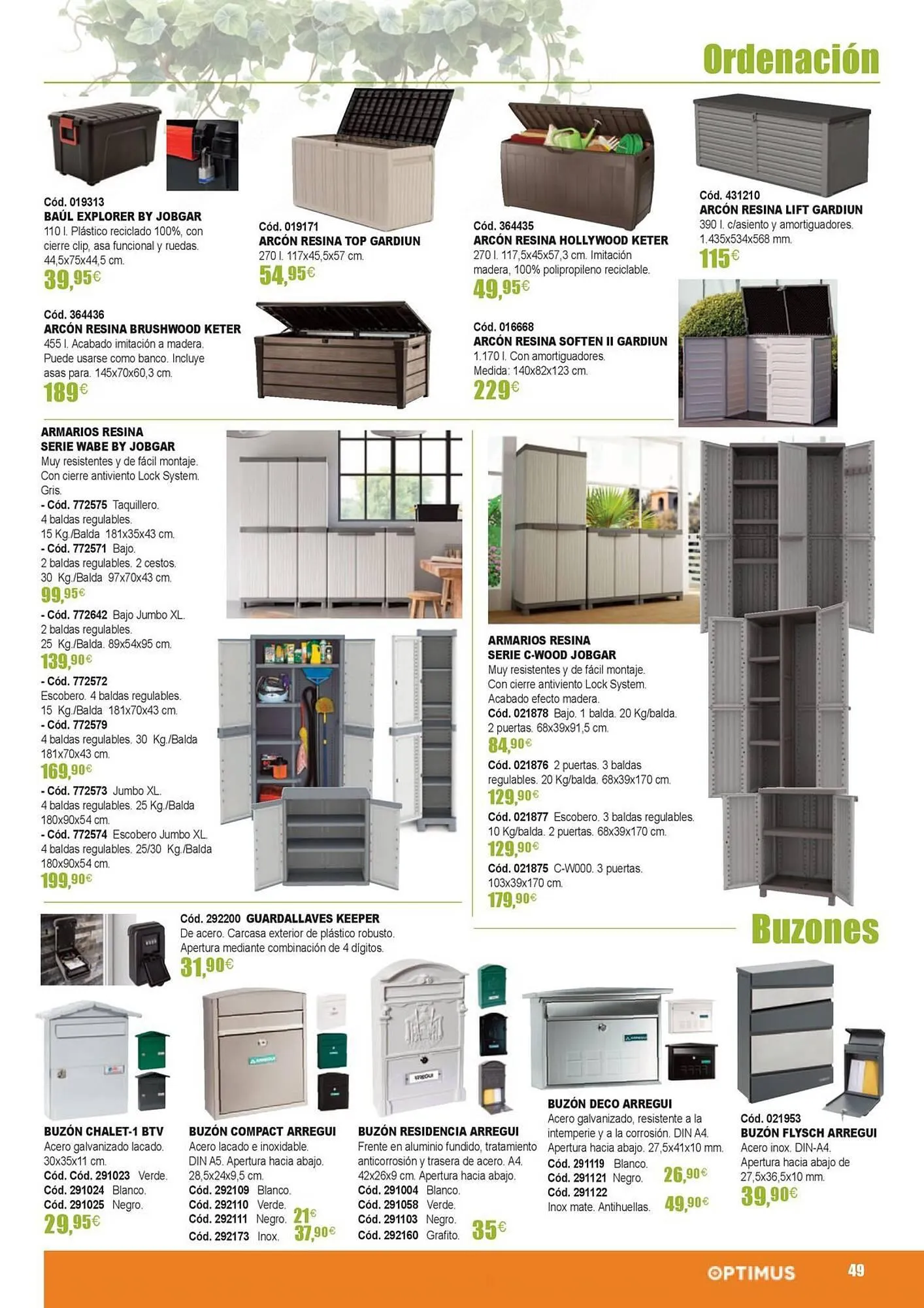 Catálogo de Folleto Optimus 21 de marzo al 31 de agosto 2024 - Página 49