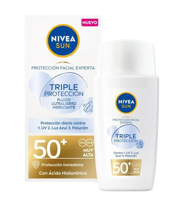 Protección Facial Fluido Ultraligero Triple ProtecciónSPF50+ | 40 ml