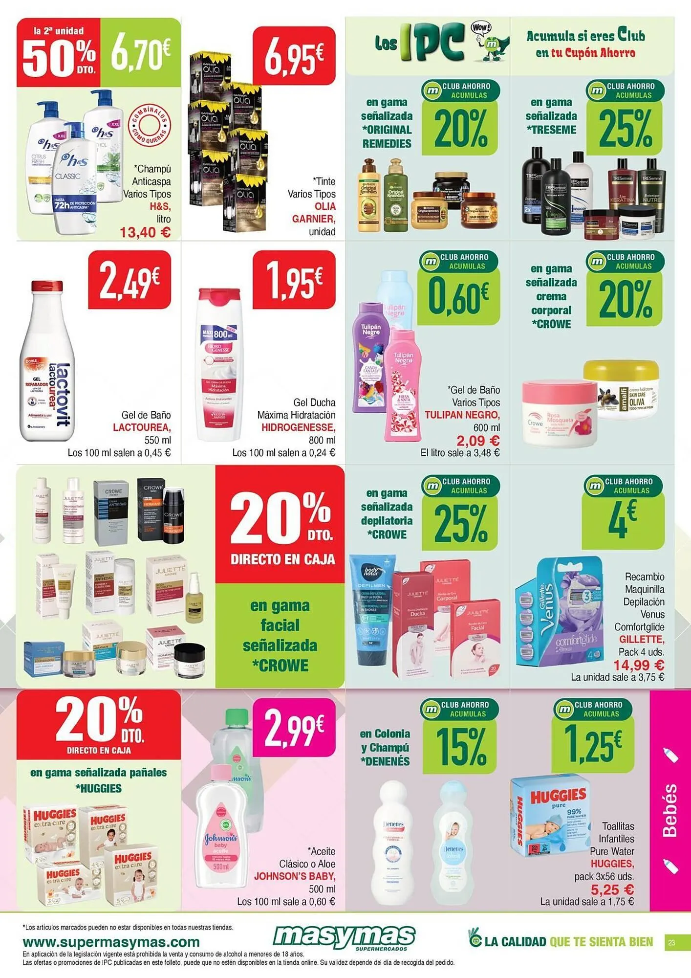 Catálogo de Folleto Masymas 26 de junio al 30 de julio 2025 - Página 23