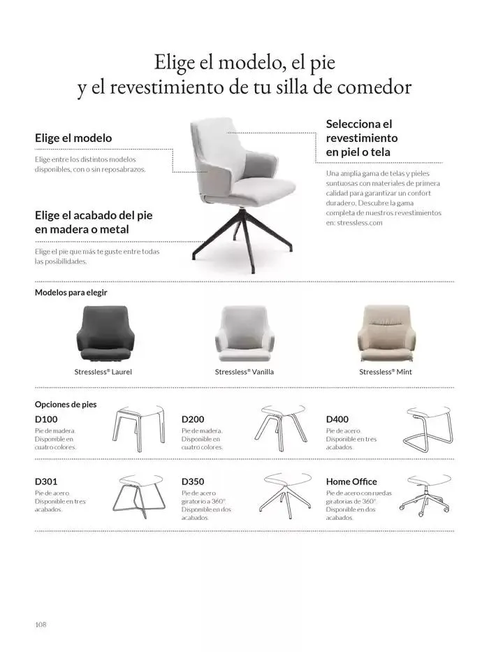 Catálogo de Catálogo Stressless 7 de marzo al 31 de agosto 2025 - Página 108