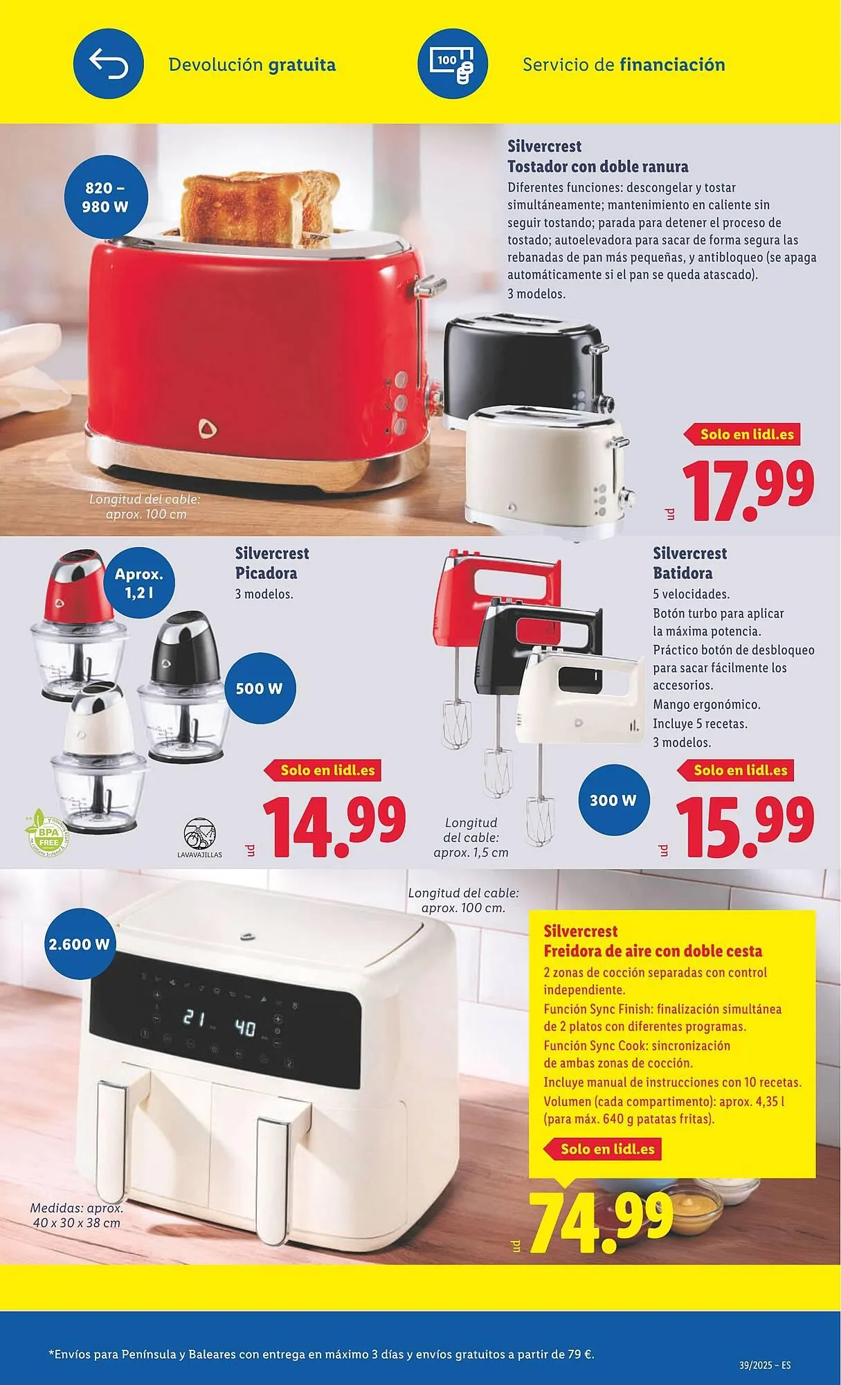 Catálogo de Catálogo Lidl 22 de septiembre al 28 de septiembre 2025 - Página 3