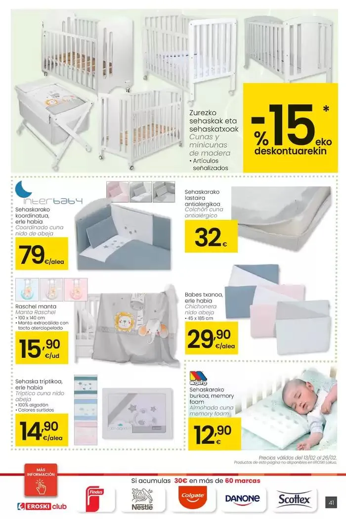 Catálogo de 2000 produktu baino gehiago, BETI PREZIO ONEAN HIPERMERKATUAK EROSKI 13 de febrero al 25 de febrero 2025 - Página 41