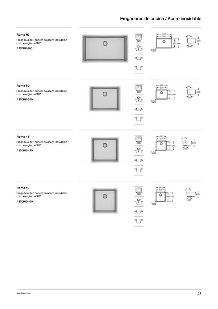 Catálogo de Fregaderos y grifería para cocina 9 de enero al 31 de diciembre 2025 - Página 25