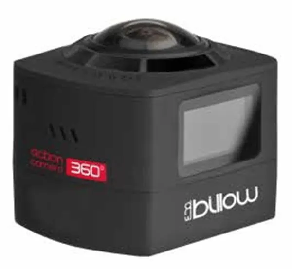 VIDEOCAMARA DEPORTIVA BILLOW XS360PROB 1080P SUMERGIBLE 360-NEGRO
