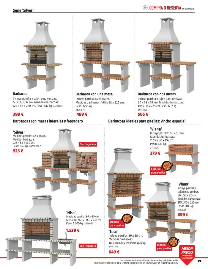 Catálogo de Barbacoas, cocinar al aire libre 8 de mayo al 6 de junio 2025 - Página 39