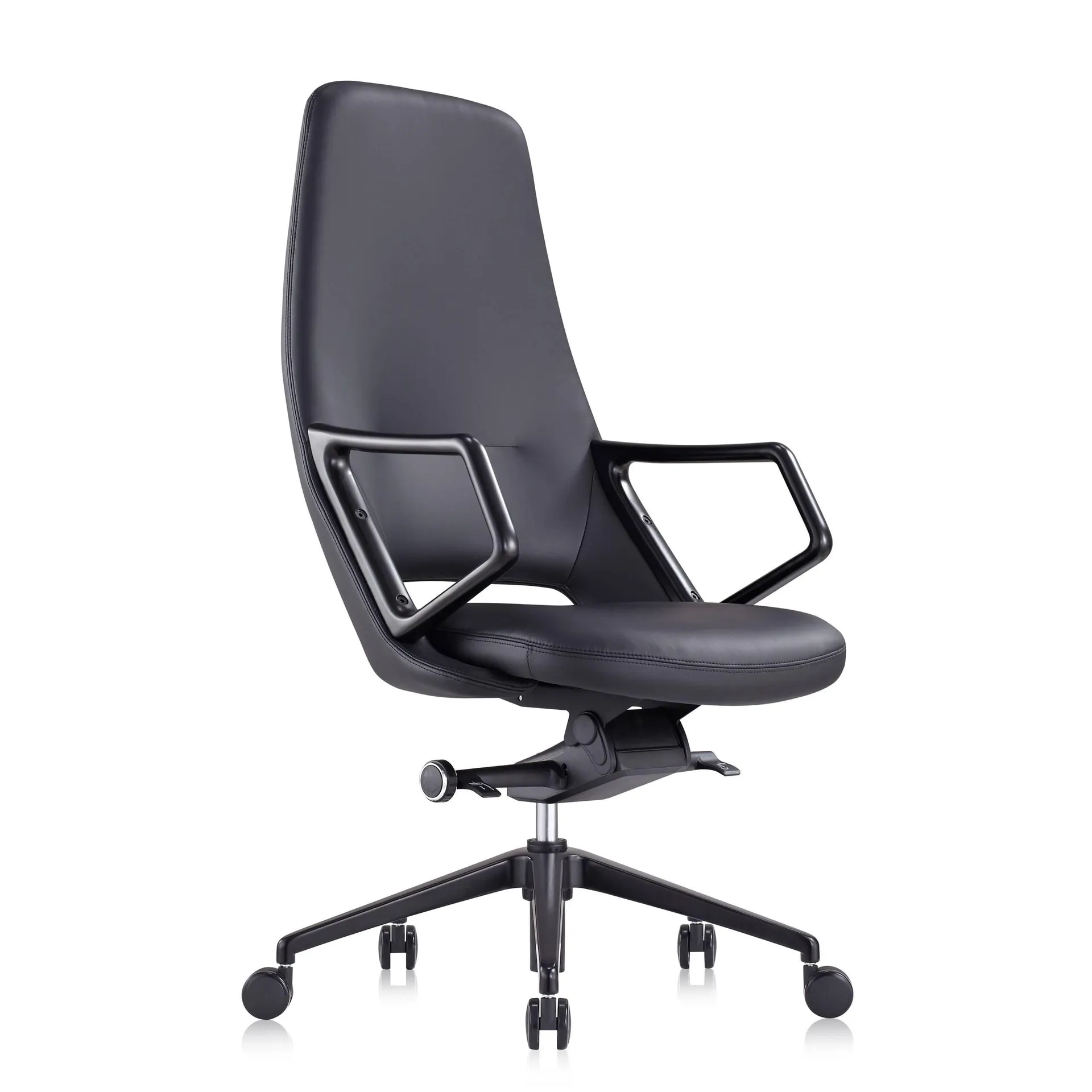 Sillón oficina de diseño Dortmund, mecanismo relax, aluminio