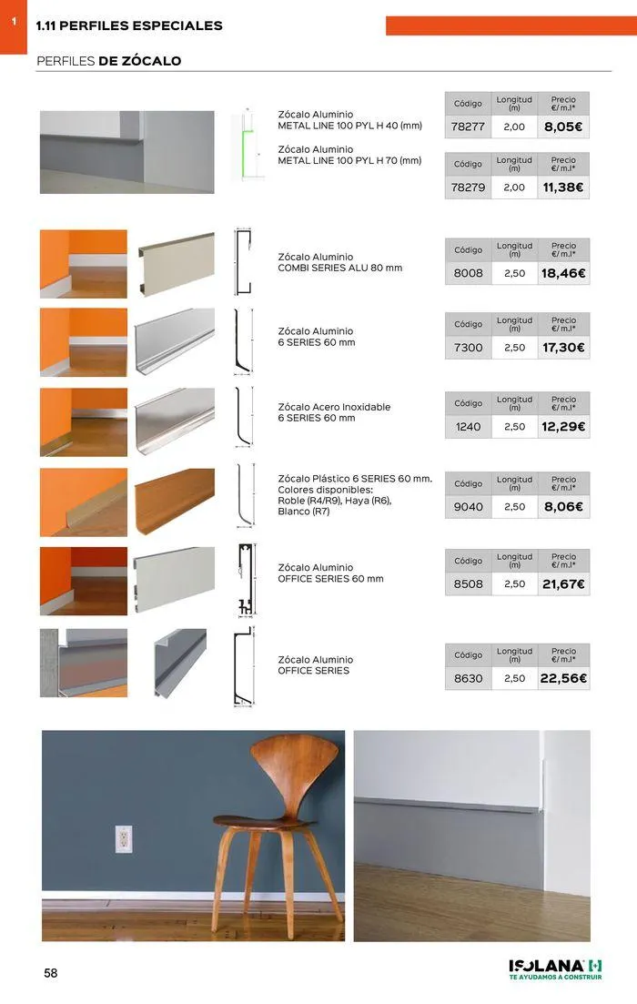 Catálogo de PLACA DE YESO LAMINADO – TARIFA ISOLANA 2024 18 de septiembre al 30 de septiembre 2024 - Página 53