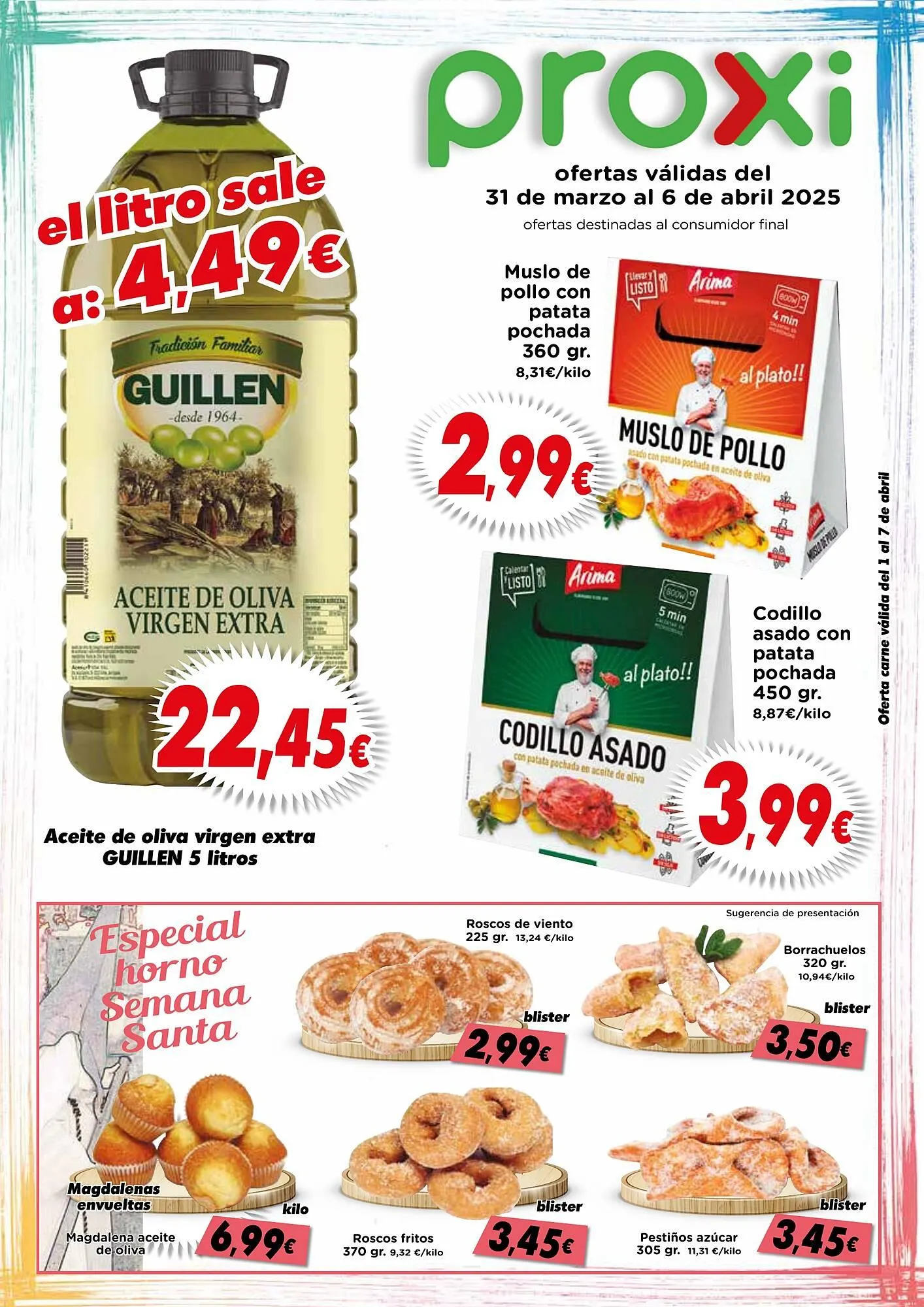 Catálogo de Folleto Proxi 31 de marzo al 6 de abril 2025 - Página 1