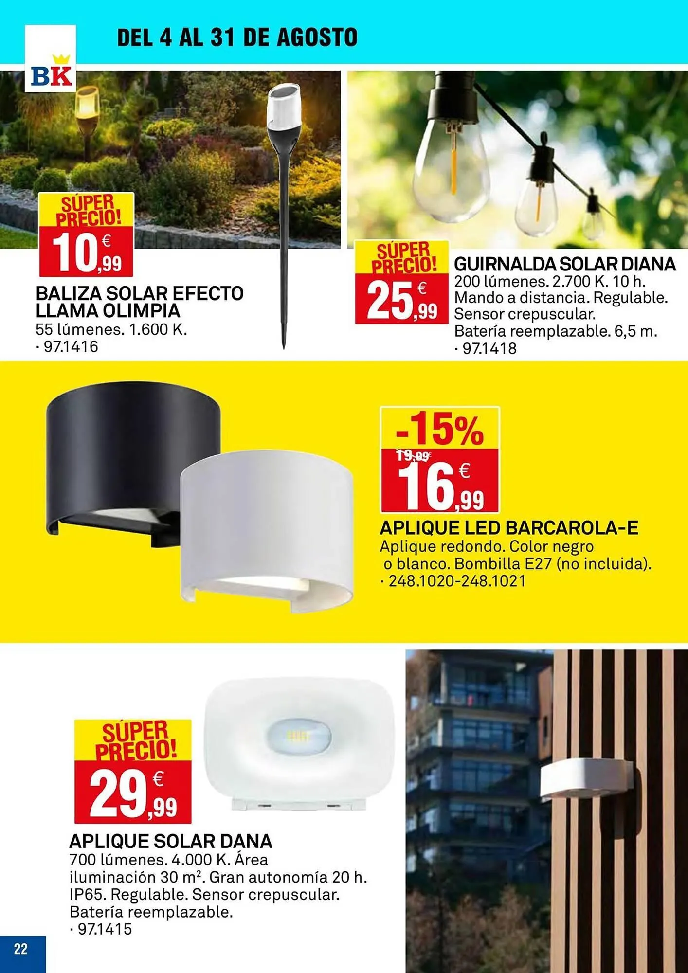 Catálogo de Folleto Bricoking 14 de agosto al 31 de agosto 2025 - Página 22