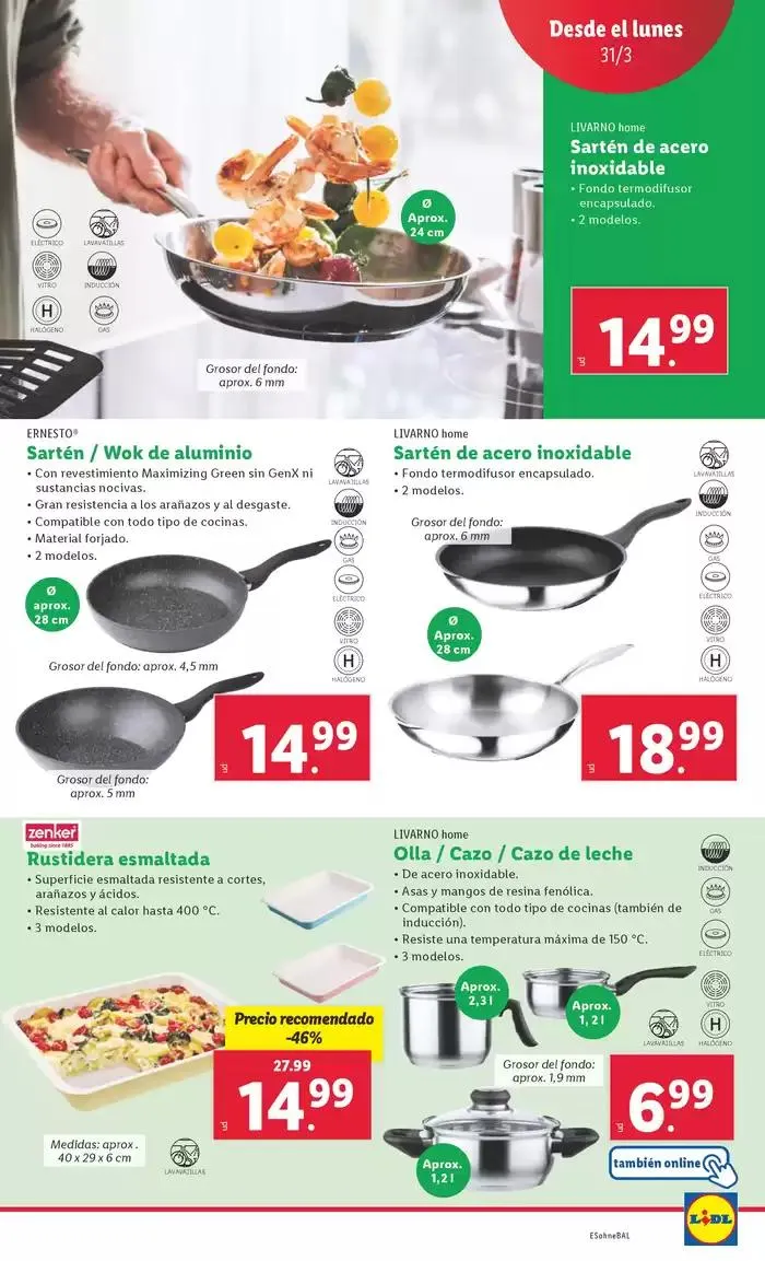 Catálogo de ¡Bazar Lidl! Ofertas válidas del 31/03 al 06/04 31 de marzo al 6 de abril 2025 - Página 7