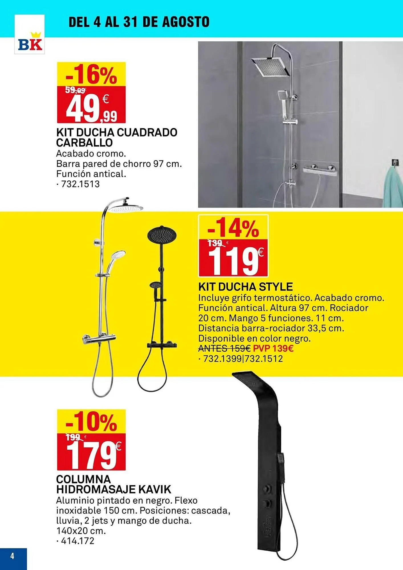 Catálogo de Folleto Bricoking 14 de agosto al 31 de agosto 2025 - Página 4