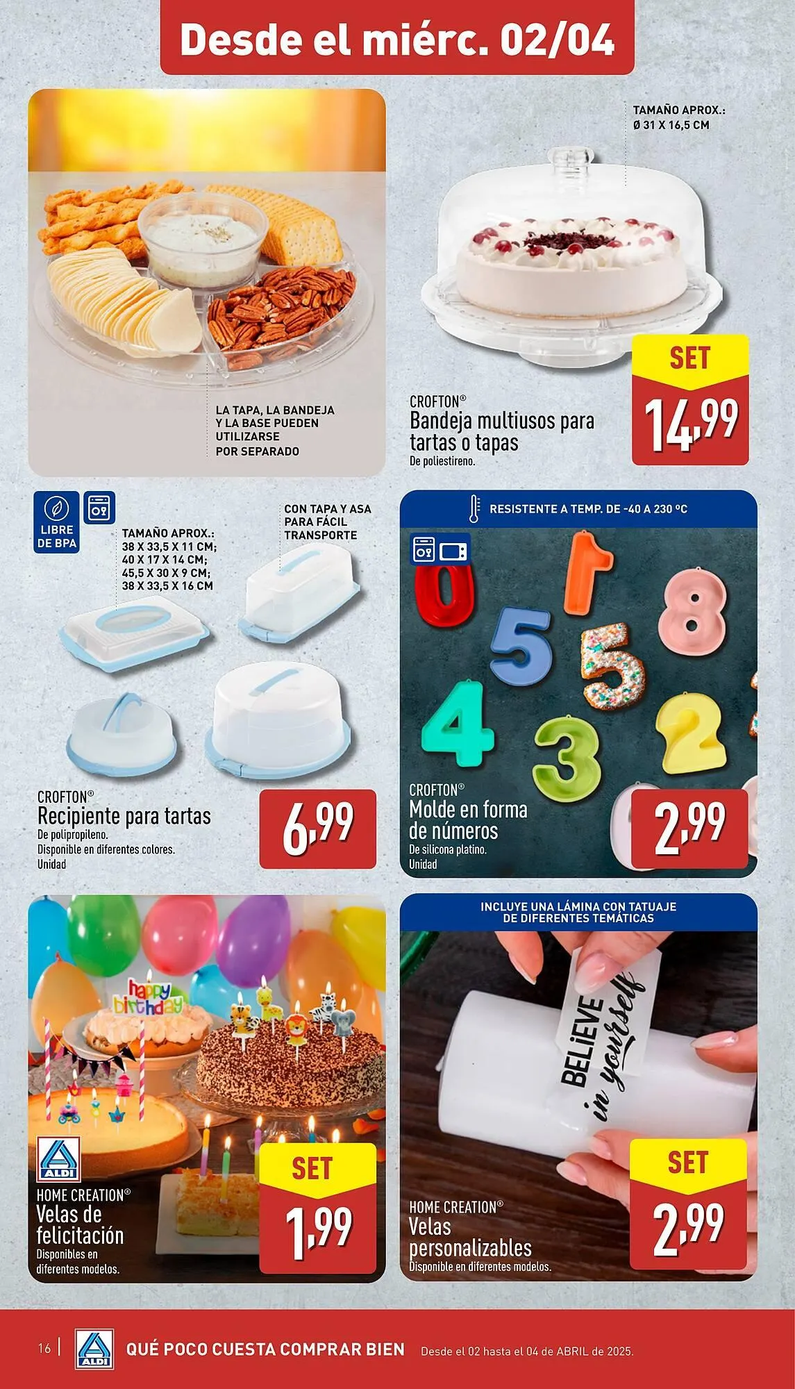 Catálogo de Folleto ALDI 2 de abril al 6 de abril 2025 - Página 16