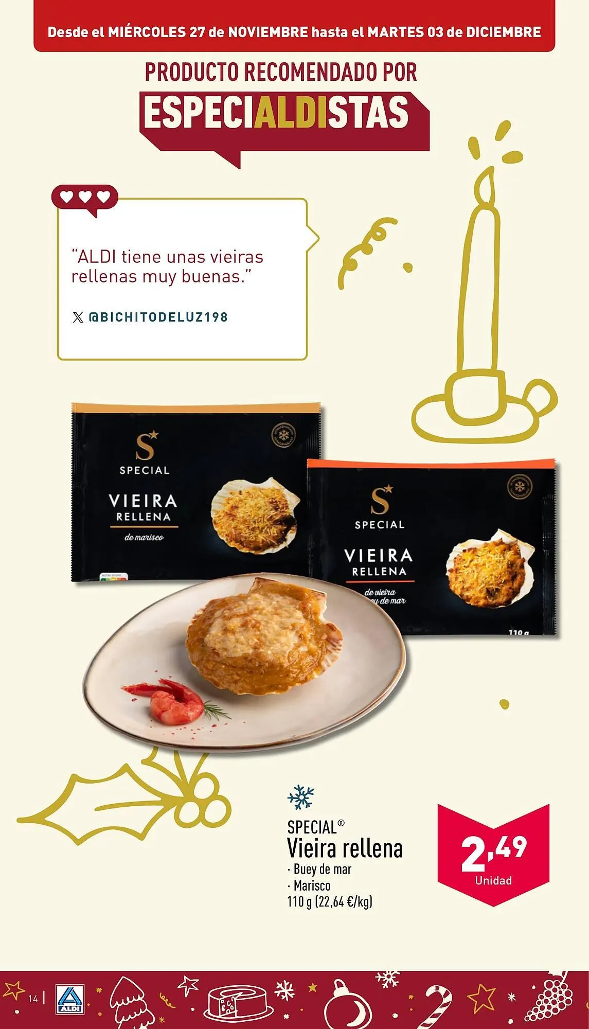 Catálogo de Folleto ALDI 27 de noviembre al 3 de diciembre 2024 - Página 14