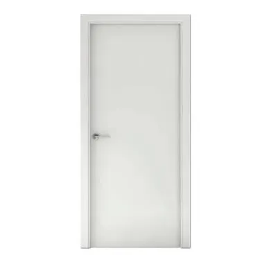 Puerta de Interior lamu lacada blanca derecha 203 x 72,5 cm