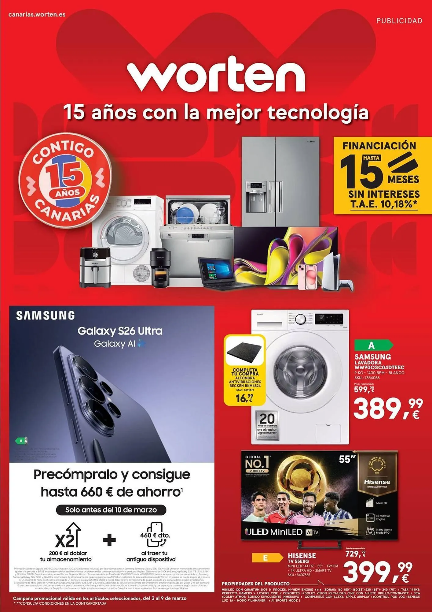 Catálogo de Folleto Worten 4 de marzo al 9 de marzo 2026 - Página 1