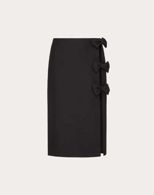 FALDA DE CREPE COUTURE