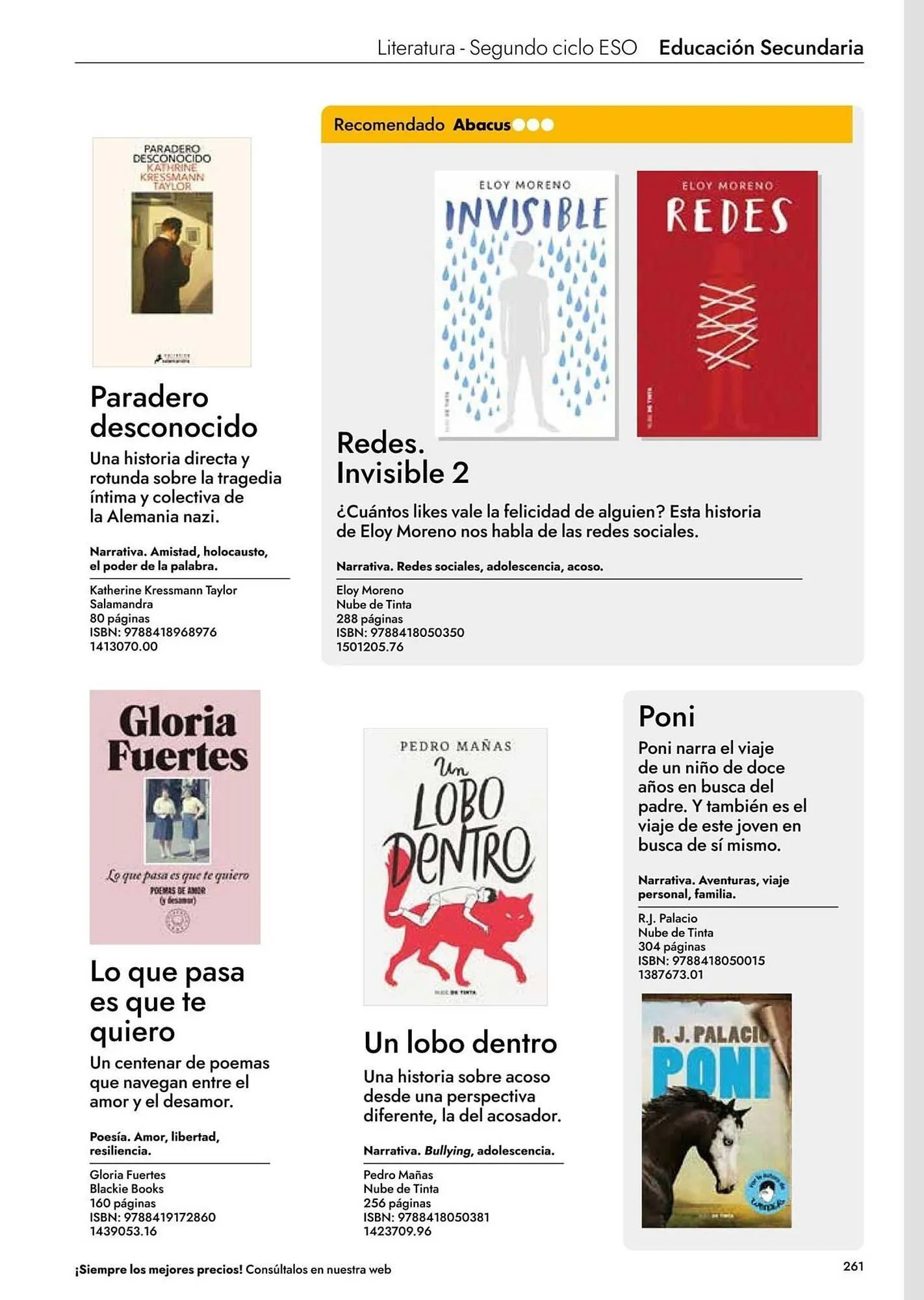 Catálogo de Catálogo Abacus 20 de abril al 31 de agosto 2027 - Página 263