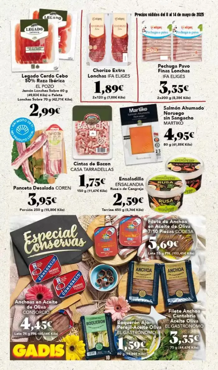 Catálogo de Precios válidos del 8 al 14 de mayo de 2025 para los Gadis de Galicia 8 de mayo al 14 de mayo 2025 - Página 10