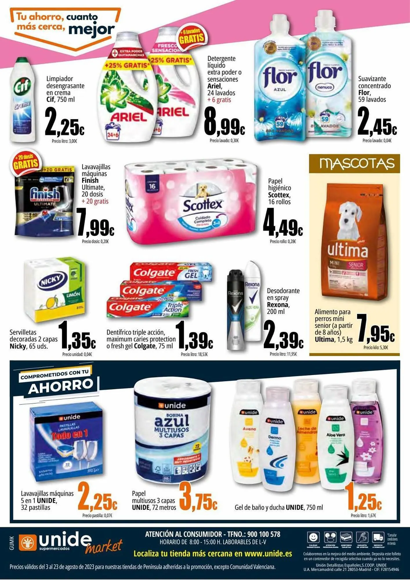 Catálogo de Folleto Unide Supermercados 3 de agosto al 23 de agosto 2023 - Página 12
