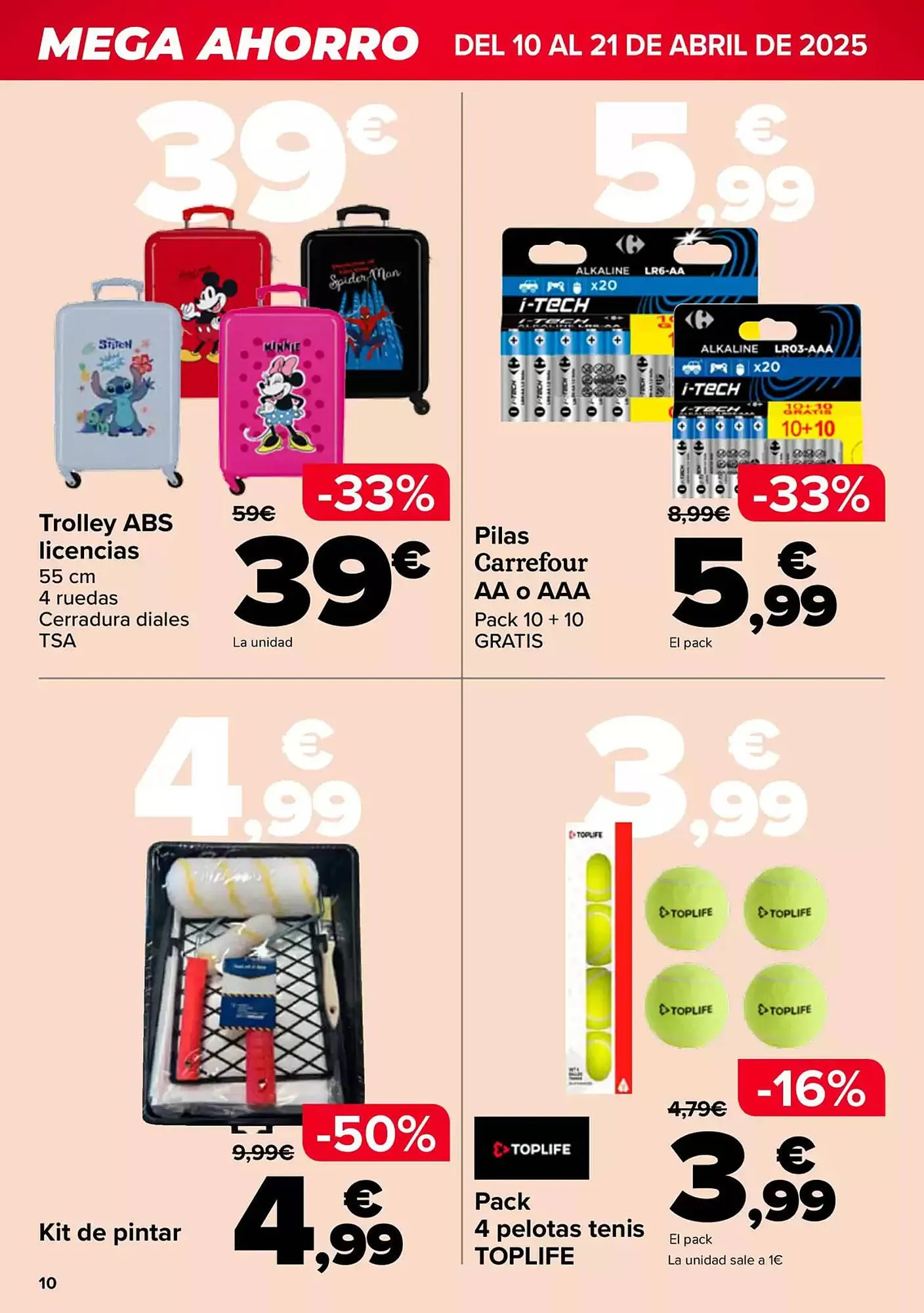 Catálogo de Folleto Carrefour 10 de abril al 21 de abril 2025 - Página 10