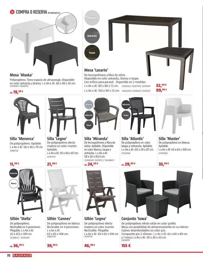 Catálogo de VERANO. Jardín, terraza, balcón.  26 de marzo al 20 de abril 2025 - Página 72