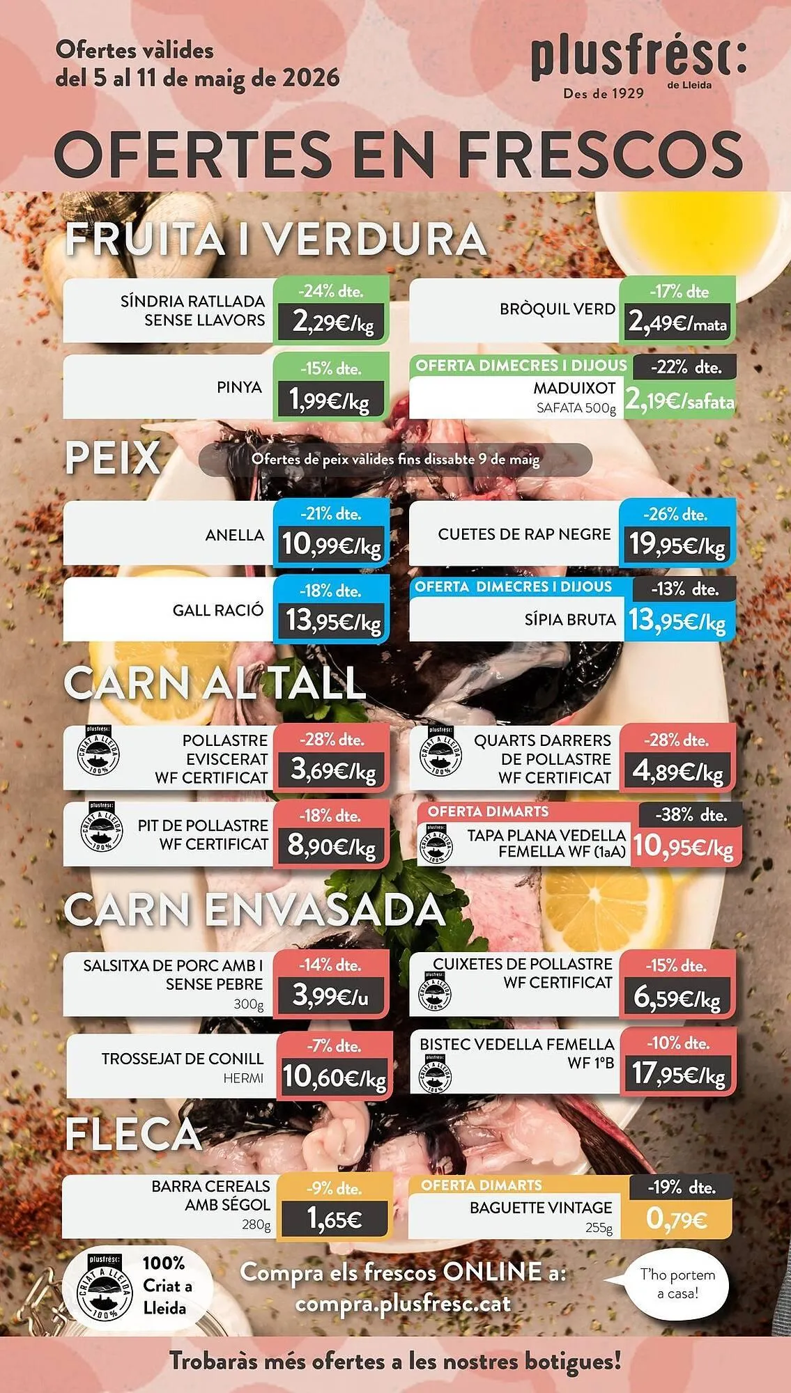 Catálogo de Folleto Plusfresc 5 de mayo al 11 de mayo 2026 - Página 1