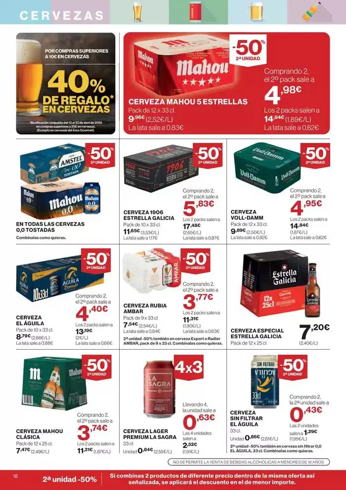 Catálogo de Supercor supermercado ofertas quincenales península 27 de marzo al 9 de abril 2025 - Página 18