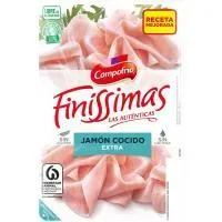 Jamón cocido CAMPOFRÍO FINÍSSIMAS, bandeja 115 g