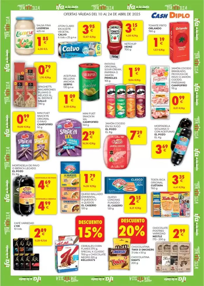 Catálogo de Ofertas válidas del 10 al 24 de abril 14 de abril al 24 de abril 2025 - Página 1