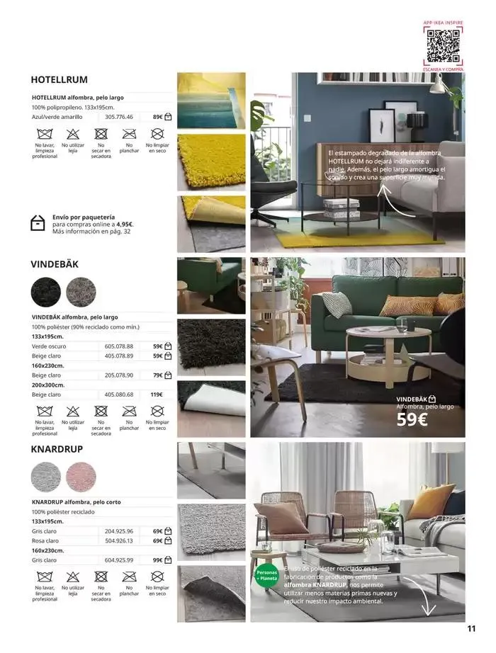 Catálogo de IKEA Catálogo Alfombras 3 de octubre al 31 de enero 2025 - Página 11